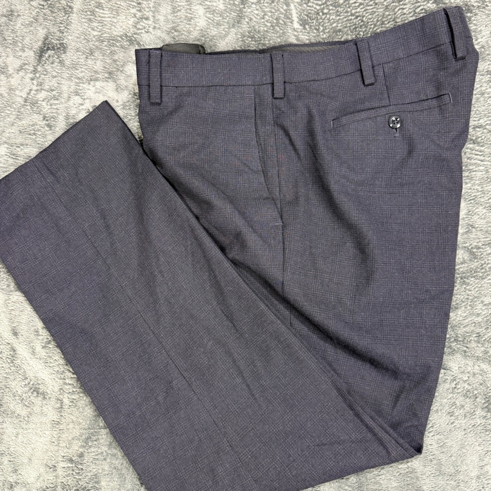 Louis Raphael Tailored Dress Pants Mens 40x32 Charcoal Gray‎
